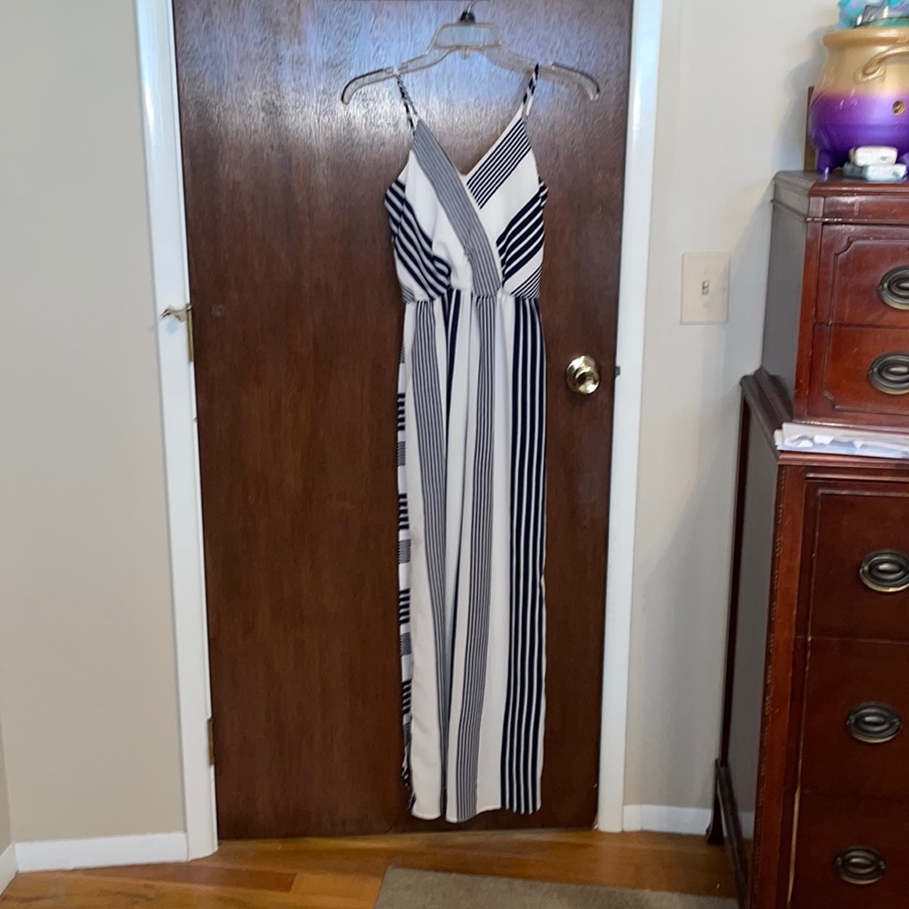 Stripped romper.